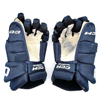 Gants de hockey CCM HGTKXP Pro Stock d'occasion (bleu marine)